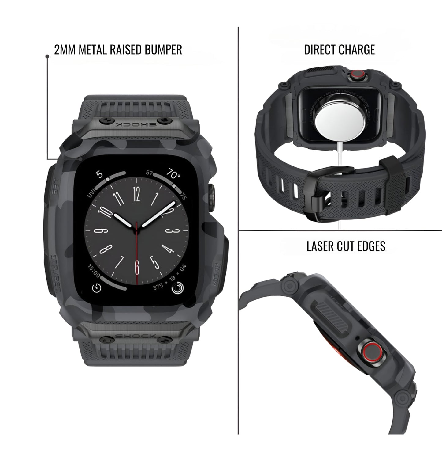 display of apple watch band features