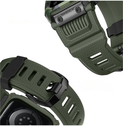 display of a zoomed in apple watch band strap with details