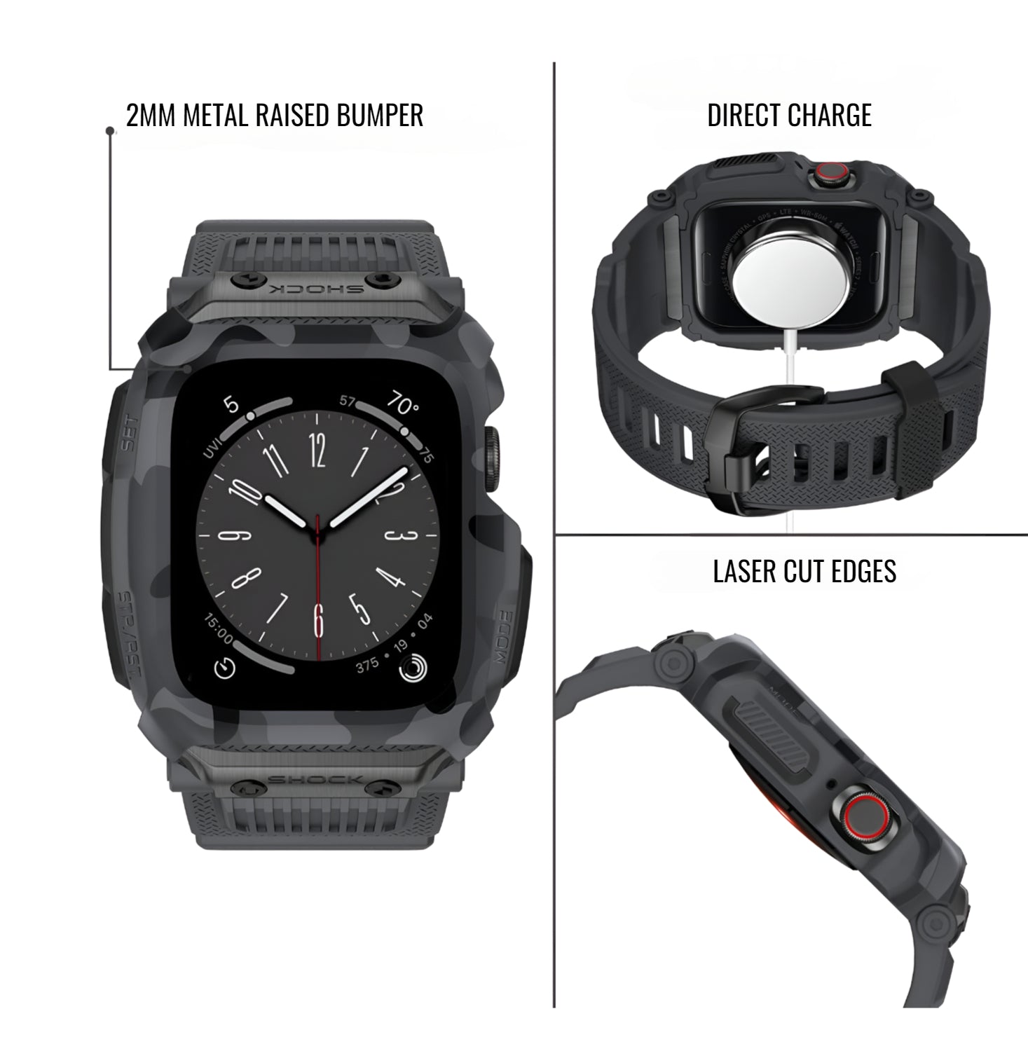 display of apple watch band features